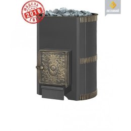 Дровяная печь для бани Везувий Лава 22 (ДТ-4) без выносного тоннеля 2016